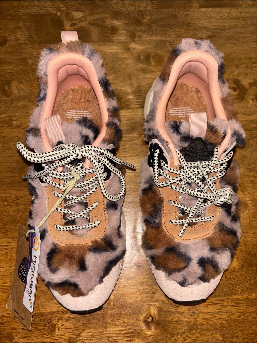 Flower Mountain Women’s Kotetsu Faux Shearling Sneakers - Pink Size 7